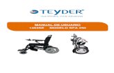 1463SE MODELO SPA 250 - Teyder · Bienvenido a bordo de su nueva silla de ruedas eléctrica. Le agradecemos que haya escogido un producto Teyder. Este modelo ha sido diseñado pensando