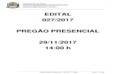 EDITAL 027/2017 PREGÃO PRESENCIAL 29/11/2017 14:00 h · Edital Pregão Presencial n° 027/2017 - PMM Página - 1 - de 58 Estado do Rio de Janeiro PREFEITURA MUNICIPAL DE MANGARATIBA