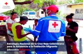 Estrategia Nacional de la Cruz Roja Colombiana para la ... · 1.401.968 2.846.901 34.168 313 143 63.251 Asistencia Humanitaria de Emergencia Alojamiento Temporal Protección Agua,