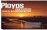 secretas - México Desconocido€¦ · La oferta de playas paradisiacas en México parece interminable, y es que con más de 11 mil kilómetros de litoral, hay destinos playeros para