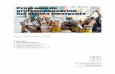 Guía informativa 2017 - Nodenodecenter.org/material/Guia_PPAE_2017.pdf · La propuesta de valor del artista El ciclo de reconocimiento ye l ciclo de vida del artista Sesión 2: Posicionamiento