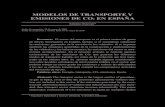 MODELOS DE TRANSPORTE Y EMISIONES DE CO2 EN ESPAÑArevistaeconomiacritica.org/sites/default/files/4... · MODELOS DE TRANSPORTE Y EMISIONES DE CO 2 EN ESPAÑA Fecha de recepción: