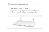 WAP-5813n - Movistar · La caja de cartón, el plástico contenido en el embalaje, y piezas componentes del router pueden ser recicladas de acuerdo con las regulaciones vigentes.