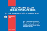 VIGILANCIA DE SALUD DE LOS TRABAJADORES · ENCUESTA DE CALIDAD DE VIDA (ENCAVI) 2006 Módulo salud de los trabajadores integrado en la ENCAVI DEPARTAMENTO DE EPIDEMIOLOGIA MINISTERIO