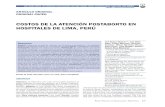 COsTOs De LA ATeNCIóN POsTABORTO eN hOsPITALes De …Ninguna reducción sustancial fue encontrada en la tasa de AI que permaneció igual que en 2003 a nivel global, 14 por 1 000 MEF.
