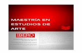 MAESTRÍA EN ESTUDIOS DE ARTE · 2º Seminario de investigación II PAR601 PAR600 4 8 Curso monográfico de arte en México PAR637 4 8 3º ... Temas selectos de arte mexicano PAR643