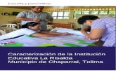 Escuela y posconflictoeurekaeducativa.com/wp-content/uploads/2018/09/IE... · PROYECTO ESCUELA Y POSCONFLICTO Secretaria de Educación del Tolima - Universidad de Ibagué . 2 ...