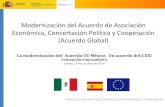 Modernización del Acuerdo de Asociación Económica ...€¦ · Modernización del Acuerdo de Asociación Económica, Concertación Política y Cooperación (Acuerdo Global) Dirección