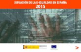 SITUACIÓN DE LA E-IGUALDAD EN ESPAÑA 2015€¦ · Noviembre 2016 NIPO: ... 3.3.2. Comercio electrónico ... PRESENTACIÓN El estudio “Situación de la e-igualdad en España 2015”