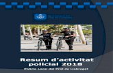 policial 2018 - El Prat de Llobregat · Mínima Màxima Mitjana 88% 12% Mitjana d’edat i percentatge per gènere Estructura interna - Una prefectura - Dues divisions - Sis àrees