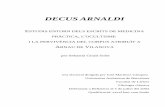 Decus Arnaldi - UAB Barcelona · Arnau de Vilanova, de l’edat mitjana al renaixement 583 2. Impressions d’obres particulars 585 3. Les edicions generals 5 9 6 3.1. Les edicions