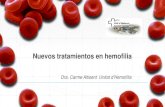 Dra. Carme Altisent. Unitat d’Hemofília€¦ · 20-35% hemofilia A