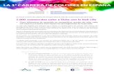 Nota de Prensa HOLI LIFE -> ELCHE · El mayor evento de colores de Europa ofreció más de cuatro horas de diversión 2.000 runners dan color a Elche con la Holi Life Cinco kilómetros