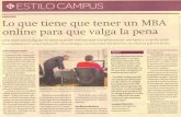 prensa4 - Head Hunters Perú · 2015. 10. 7. · Lo que tiene que tener un MBA online para que valga la pena Una alternativa digital no tiene que ser menos que una presencial, siempre