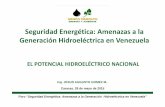 Seguridad Energética: Amenazas a la Hidroeléctrica en Venezuela · 2017. 3. 23. · Masparro 72,10 8,20 1,30 20,10 2,29 Mirador 124,00 14,20 2,20 98,10 11,20 Paguey 734,20 83,80