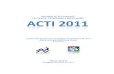 Informe de actividades de ciencia, tecnología e innovación ... · DE CIENCIA, TECNOLOGÍA E INNOVACIÓN ACTI 2011 Corporación de Ciencia y Tecnología para el Desarrollo de la