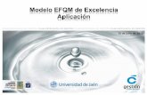 Modelo EFQM de Excelencia Aplicación - ujaen.es · 2016. 9. 21. · Orígenes y evolución Asociación empresarial, sin ánimo de lucro, fundada en el año 1991 Inicialmente Club
