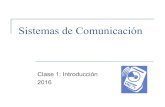 Sistemas de Comunicación · Web del Curso Ingeniería Eléctrica / Cursos del 1er semestre de 2016 / siscom Material del curso cronograma del curso guía de clase notas complementarias