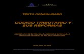 CODIGO TRIBUTARIO Y SUS REFORMASsefin.gob.hn/wp-content/uploads/2018/06/Texto_Con...CONCEPTO DE TRIBUTO Y FUENTES DEL DERECHO TRIBUTARIO Y ADUANERO ARTÍCULO 1.- ÁMBITO DE APLICACIÓN.