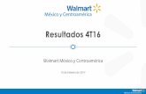 Resultados 4T16 - Walmex financiera... · 2017. 10. 13. · 28 Walmex logró resultados sólidos en 2016 (MX$ Millones) 2016 2015 Variación $ % $ % % Total ingresos 532,384 100.0475,911