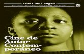 Cine de Autor - lugar a dudas · 2015. 9. 21. · investigadas y proyectadas por Luisa Fernan-da González, miembros del cineclub Caligari de la Escuela de Comunicación Social de
