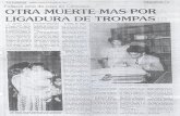 WordPress.com · 2013. 4. 23. · de cuidados intenslvos en / la c!ínica San: Miguel de Piura, murió anteanoche a de casa, Celia Ramos Du- rand (35) quien fue so- metida a una operación