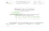 MANUAL DE LA CALIDAD · departamento de evaluacion y certificacion competencias laborales - corma código : mc-01 versión : 07 manual de la calidad fecha : 31/07/2014 página : 1