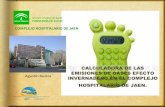 Presentación de PowerPoint · 2018. 6. 12. · tÉrmino de emisiones de gases de efecto invernadero de las actividades que realiza el complejo hospitalario de jaÉn, para el desarrollo