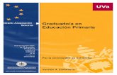 Grado Adaptación Graduado/a en Bolonia Educación Primariaeducaci7-cp189.wordpresstemporal.com/wp-content/... · Valladolid (Boletín Oficial del Estado de 3 de abril de 1995). •
