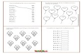 tablas de multiplicar CUADERNILLO€¦ · tabla del 7. Escribe el resultado de las multiplicaciones y colorea los globos. 6x3 7x5 8x8 8x2 4x4 9x7 2x8 3x9 7x3 6x5 10 14 35 12 7 70