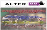 AALLTTEERR - Federación SOS Racismo · 2016. 6. 6. · Construyamos una sociedad más justa y solidaria. Mayo de 2016 Página 4 ... de comparecer ante un juez y pasando esas noches
