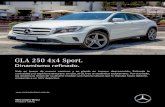 GLA 250 4x4 Sport. - Autozama · GLA 250 4x4 Sport. Dinamismo reﬁnado.  Sale en busca de nuevos caminos y se pierde en terreno desconocido. Estimula la