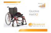Quickie HeliX2 - Ortosoluciones€¦ · opciones de silla más activa que una marca Breezy. 9. Y a un precio económico. silla . ... Disponible en 4 colores de armazón. Azul. Rojo