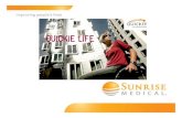 Quickie Life Quickie quickie life.pdf · • Silla de aluminio plegable • Auna el diseño de armazón tradicional Quickie con un look renovado • Formas redondeadas en la parte