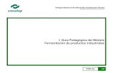 I. Guía Pedagógica del Módulo Fermentación de productos ... · FEPI-02 3/92 Guía Pedagógica y de Evaluación del Módulo: Fermentación de productos industriales 1. Descripción
