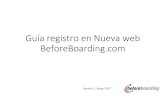 GuÃa registro en Nueva web BeforeBoarding - clientes · Microsoft PowerPoint - GuÃa registro en Nueva web BeforeBoarding - clientes.pptx Author: Cesar Created Date: 6/30/2020 7:03:46