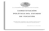 CONSTITUCIÓN POLÍTICA DEL ESTADO DE YUCATÁNtransparencia.yucatan.gob.mx/datos/2013/consejeria/... · 2017. 5. 5. · CONSTITUCIÓN POLÍTICA DEL ESTADO DE YUCATÁN H. Congreso