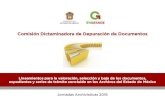 Comisión Dictaminadora de Depuración de Documentos · 2016. 4. 27. · Comisión Dictaminadora de Depuración de Documentos Lineamientos para la valoración, selección y baja de