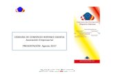 CÁMARA DE COMERCIO HISPANO DANESA Asociación … · Avda. de la Industria, 32 C ES-28108 Alcobendas (MADRID) ... 2016 y también en el 2017 nuestra Cámara preside/organiza las