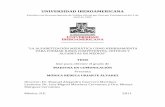 UNIVERSIDAD IBEROAMERICANA · 2012. 4. 16. · UNIVERSIDAD IBEROAMERICANA Estudios con Reconocimiento de Validez Oficial por Decreto Presidencial del 3 de abril de 1981 “LA ALFABETIZACIÓN