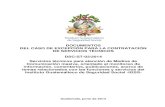 DOCUMENTOS DEL CASO DE EXCEPCIÓN PARA LA … · 2019. 7. 15. · Instituto Guatemalteco de Seguridad Social Departamento de Servicios Contratados -3 - Documentos del Caso de Excepción