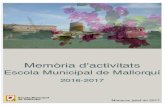MEMÒRIA 2016-2017 PDF...PATRIMONI MUSICAL III (OCTUBRE-NOVEMBRE 2016) _____ 43 4.5. UN PONT DE MAR BLAVA: RELACIONS ENTRE LES ILLES BALEARS I GRÈCIA _____ 50 5. TALLER DE LECTURA