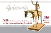 Comunidad de Madrid | - Temática: «Universo del Quijote» · 2015. 6. 30. · «La pieza representa los dos personajes principales del Quijote». Guillermo Mansilla Núñez forjador