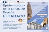 Epidemiología de la EPOC en España: El TABACO...Epidemiología de la EPOC en España: El TABACO. Soriano JB, Zielinski J, Price D. Lancet 2009. EPOC y su infradiagnóstico en el