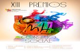 XIII PREMIOS - Consejo Social UMH · 2017. 11. 3. · convocatoria, se entiende por jóvenes investigadores aquellas personas menores de 40 años en la fecha de publicación de estas