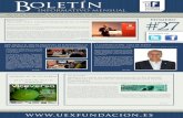oletín - Fundación Universidad Sociedad de la UEx · 2015. 12. 18. · oletín B informativo mensual Del 15 de noviembre al 15 de diciembre de 2015 Segundo Píriz, elegido presidente