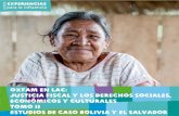 OXFAM EN LAC · 2020. 2. 12. · contenido ACRÓNIMOS 1. bolivia: estudio de caso justicia fiscal lac 1.1. Introducción 8 1.2 El desafío, la apuesta de Oxfam y las organizaciones