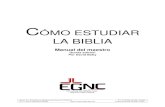 CÓMO ESTUDIAR LA BIBLIA - iTeenChallenge.orgiteenchallengetraining.org/uploads/HSB_TM_5th_edition_-Spanish_final_opt1.pdfCómo estudiar la Biblia Manual del maestro 3 Grupo C1: Estudios