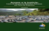 Acceso a la Justicia · 2017. 9. 7. · Acceso a la Justicia: Casos de Abusos de Derechos Humanos por Parte de Empresas Colombia Comisión Internacional de Juristas ICJ – CIJ 33,