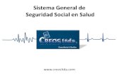 Sistema General de Seguridad Social en Salud · MARCO LEGAL 1. CONSTITUCION POLITICA DE 1991 2. LEY 100 DE 1.993 3. RESOLUCION 5261 DE 1.994: Manual de Actividades , Intervenciones